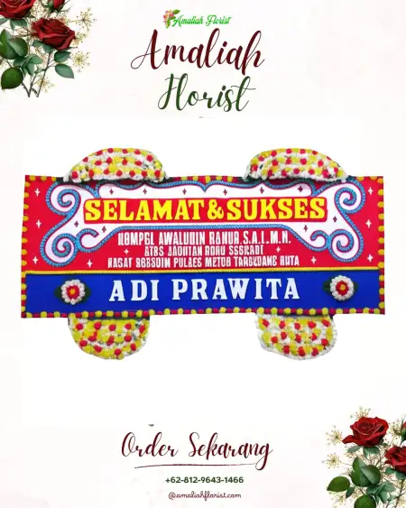 Papan Bunga Ucapan Selamat Simalidu